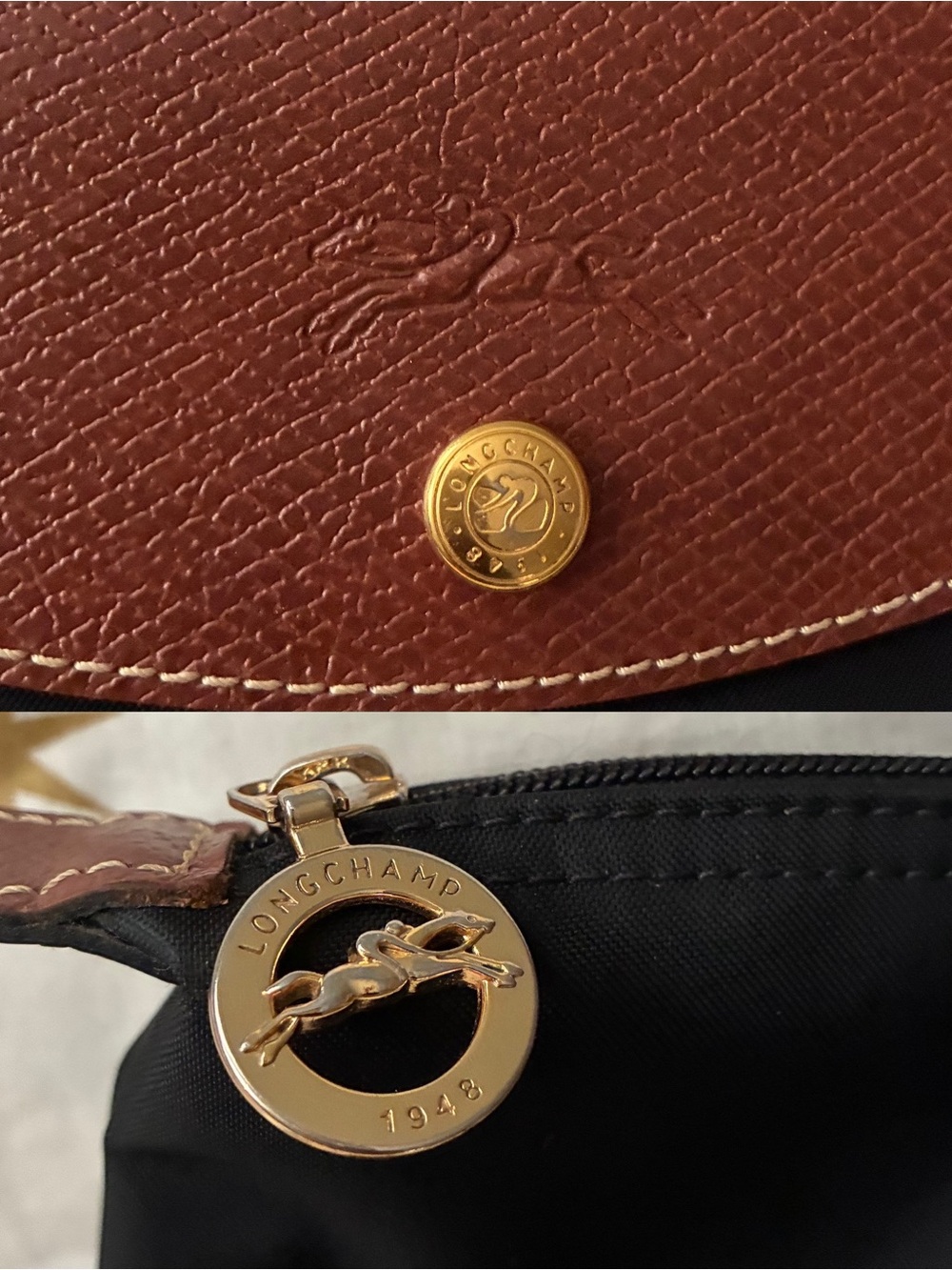 Longchamp Le Pliage Shopping Modele Depose Black Tote - Picture 5 of 14